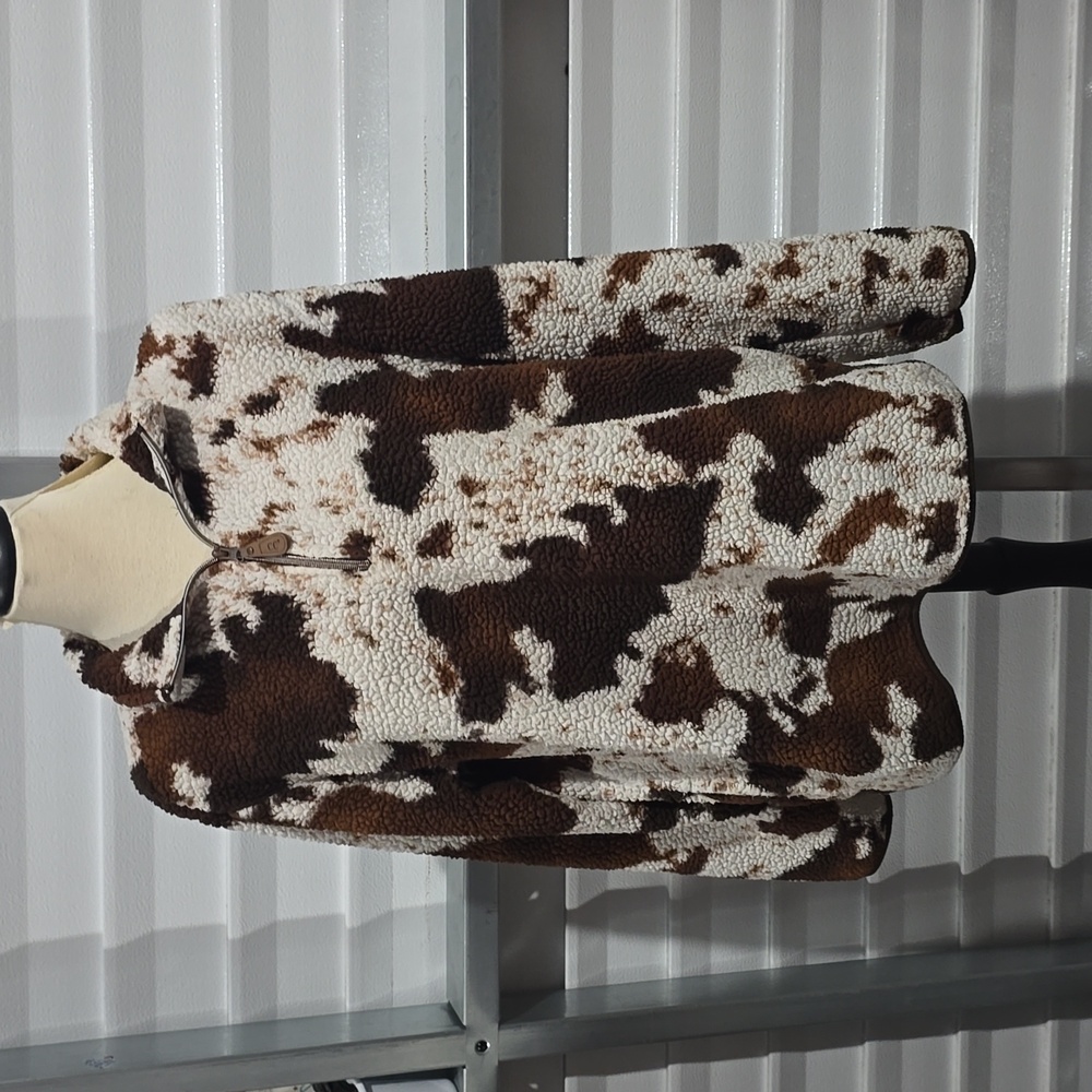 Girlie Girl Originals Fleece‎ Pullover Size Large Animal Print
